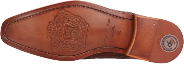 Chaussures Melvin Hamilton cuir main homme marron bleu-3