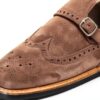 Chaussures Melvin Hamilton cuir main homme gris bleu-4