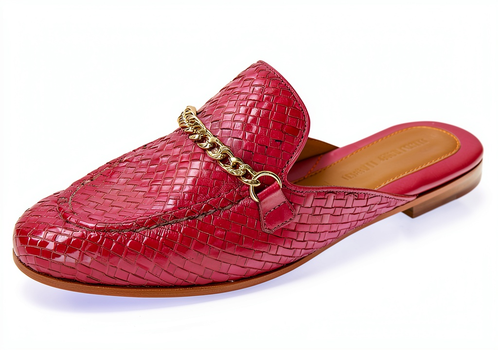 Mules Melvin Hamilton femme en cuir rose sur fond neutre