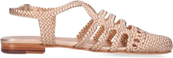 Chaussures femme Melvin Hamilton cuir main argenté or-1