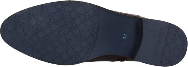 Bottes femme Melvin Hamilton cuir talon bloc marron pointues-3