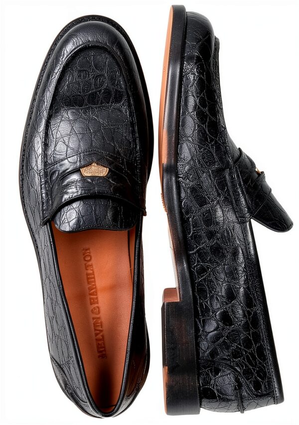 Chaussures femme Melvin Hamilton cuir main marron noir-5