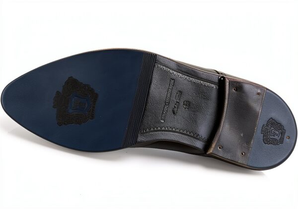 Chaussures en cuir Melvin Hamilton Oxford homme main-3
