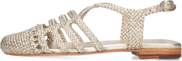 Chaussures femme Melvin Hamilton cuir main argenté or-2