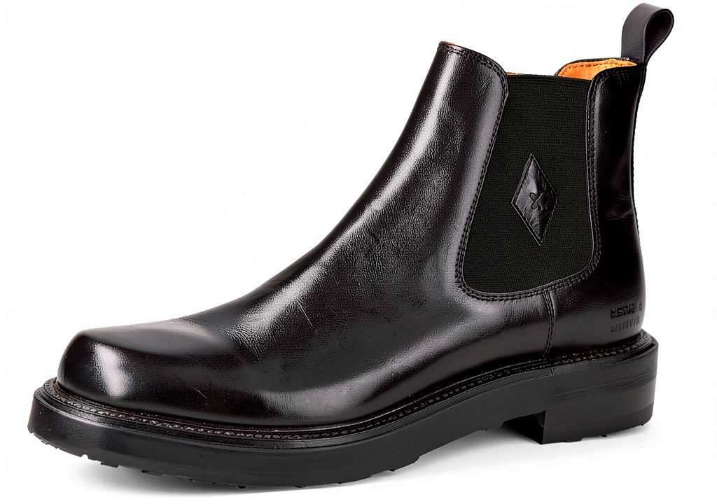 Chaussures Melvin & Hamilton en cuir sur fond neutre