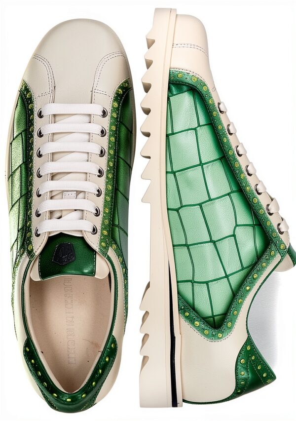 Chaussures homme Melvin Hamilton cuir main multicolore-1