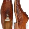 Chaussures Melvin Hamilton cuir main homme marron bleu-5