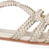 Chaussures femme Melvin Hamilton cuir main argenté or-1
