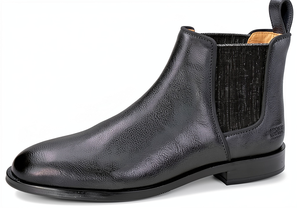 Chaussures Melvin Hamilton femme en cuir noir et bleu