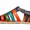Sandales Melvin Hamilton Cuir Veau Homme Multicolore Marron-2