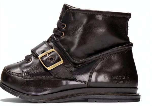 Chaussures homme Melvin Hamilton cuir main bottes marron-4