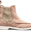 Bottes femme Melvin Hamilton cuir main talon plat beige-1