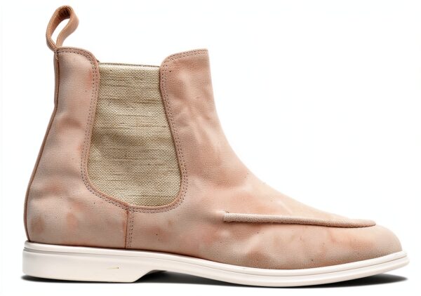 Bottes femme Melvin Hamilton cuir main talon plat beige-1