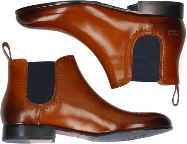 Bottes femme Melvin Hamilton cuir main étroit marron-5