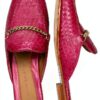 Mules femme Melvin Hamilton cuir main rose chaussures-5