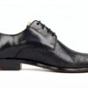 Chaussures homme Melvin Hamilton cuir main fabrication bleu-1
