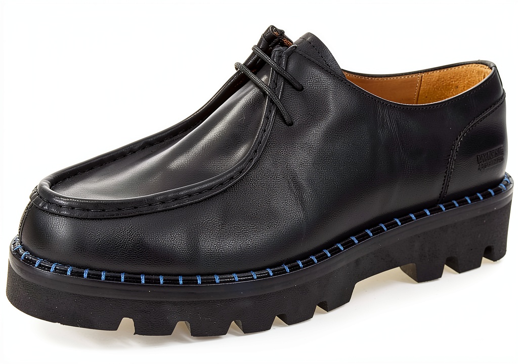 Chaussures Oxford Melvin & Hamilton en cuir de vache sur fond neutre
