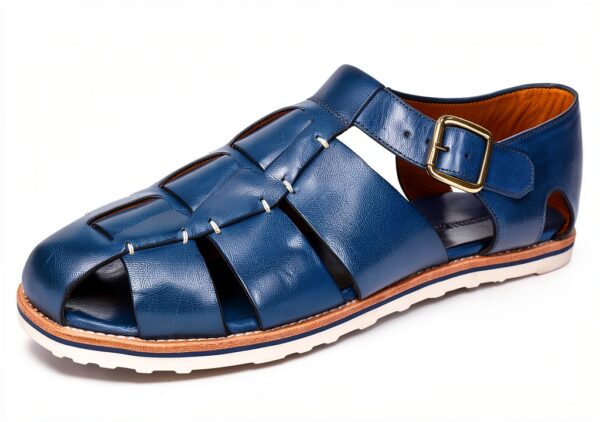 Sandales homme Melvin Hamilton cuir veau semelle gomme-0