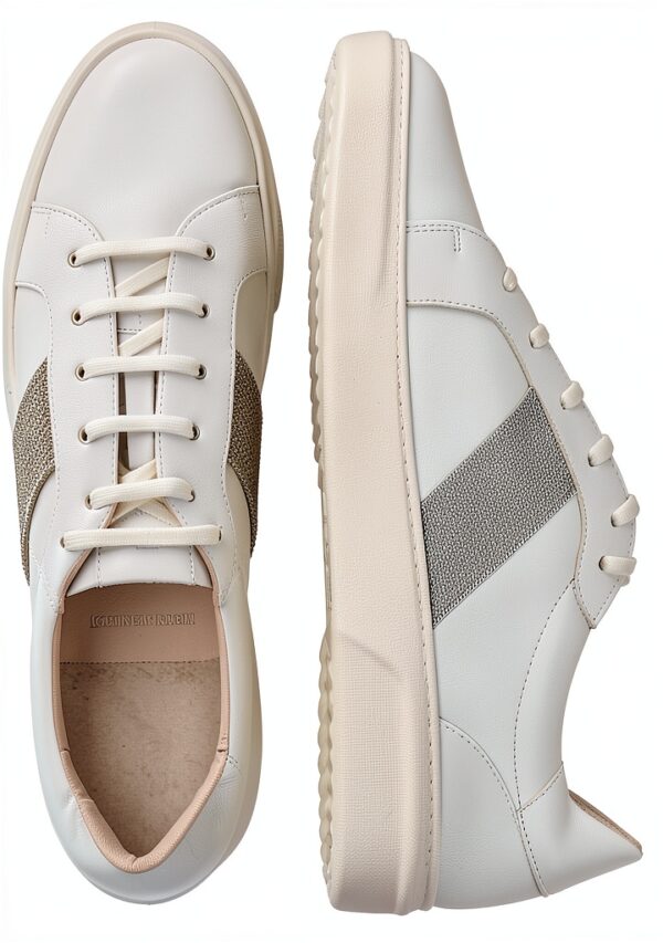 Chaussures Melvin Hamilton Femme Cuir Blanc Semelle-5