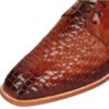 Chaussures Melvin Hamilton cuir main homme marron bleu-4