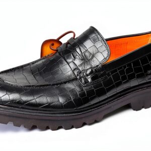 Chaussures Oxford Melvin Hamilton cuir main homme noir vert-0