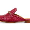 Mules femme Melvin Hamilton cuir main rose chaussures-2