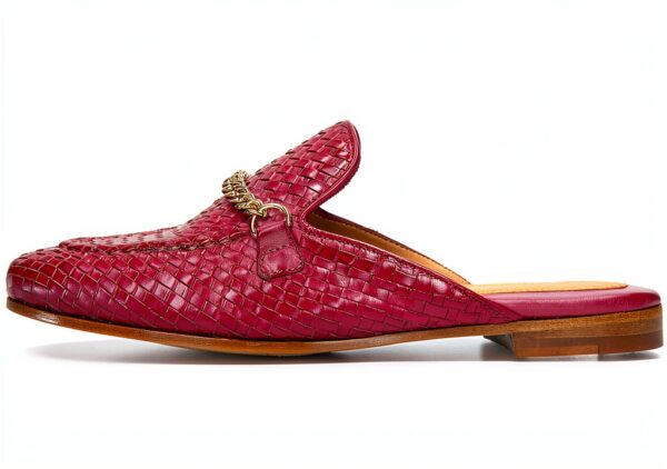 Mules femme Melvin Hamilton cuir main rose chaussures-2
