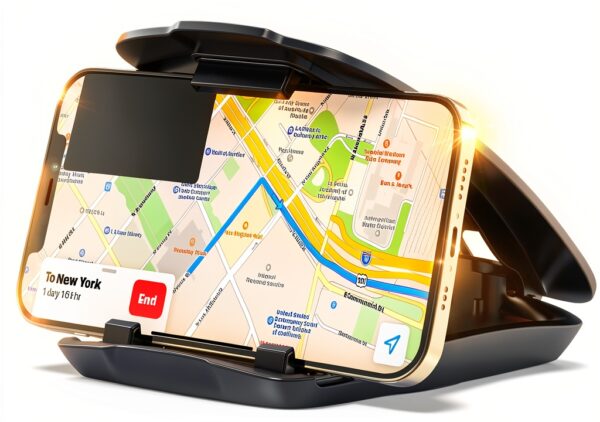 APPS2Car Support GPS Voiture Universel Noir Fixation