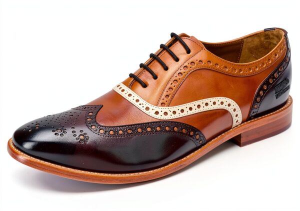 Chaussures Oxford Melvin Hamilton cuir main homme marron-2