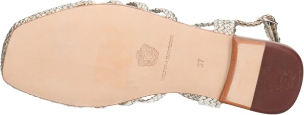 Chaussures femme Melvin Hamilton cuir main argenté or-3