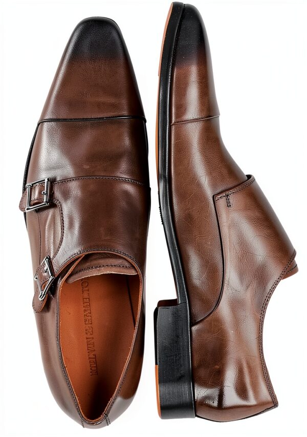 Chaussures Melvin Hamilton cuir main homme mocassins gris-5