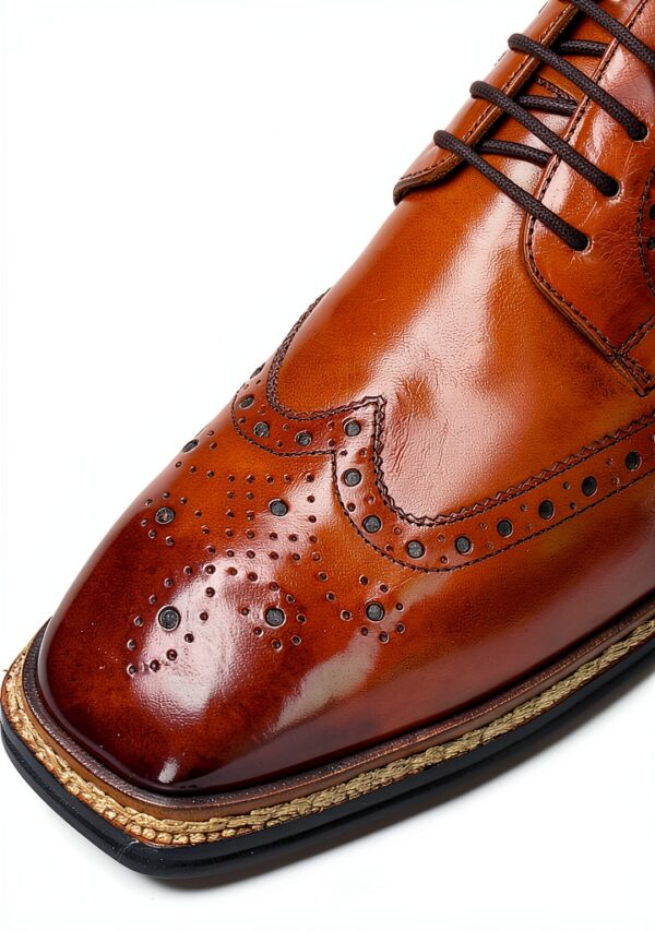 Chaussures Oxford Melvin Hamilton cuir main homme noir-4
