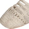 Chaussures femme Melvin Hamilton cuir main argenté or-4