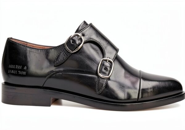 Chaussures Melvin Hamilton cuir main femme bateau rose-1