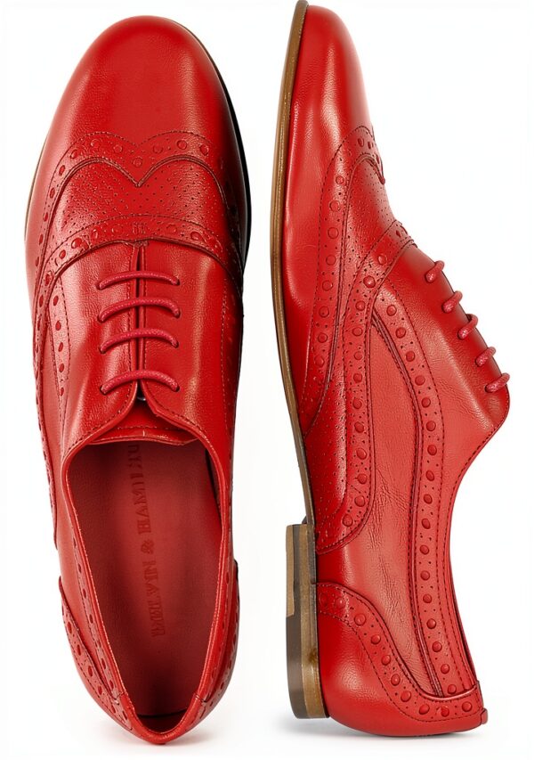 Chaussures Melvin Hamilton Cuir Fait Main Femme Oxfords-5
