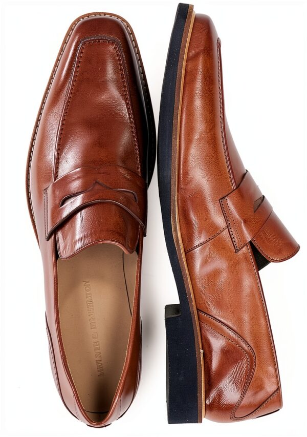 Chaussures homme Melvin Hamilton cuir main taille marron-5