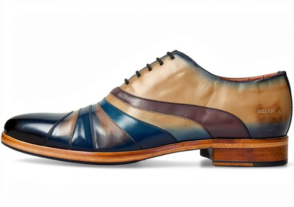 Chaussures Melvin Hamilton cuir veau pointues homme marron-1
