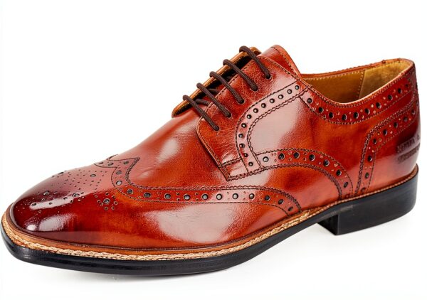Chaussures Oxford Melvin Hamilton cuir main homme noir-0