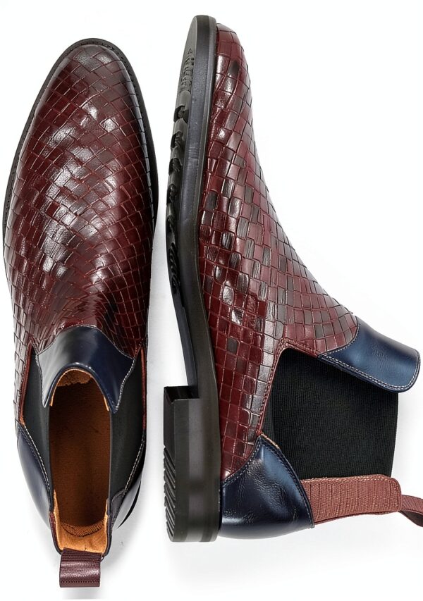 Chaussures homme Melvin Hamilton cuir main semelle-5