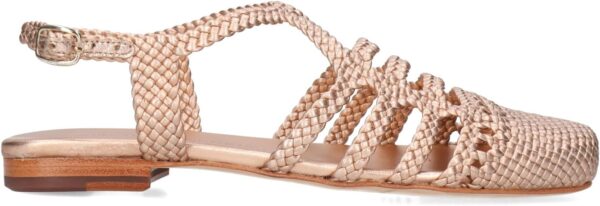 Chaussures femme Melvin Hamilton cuir main argenté or-6