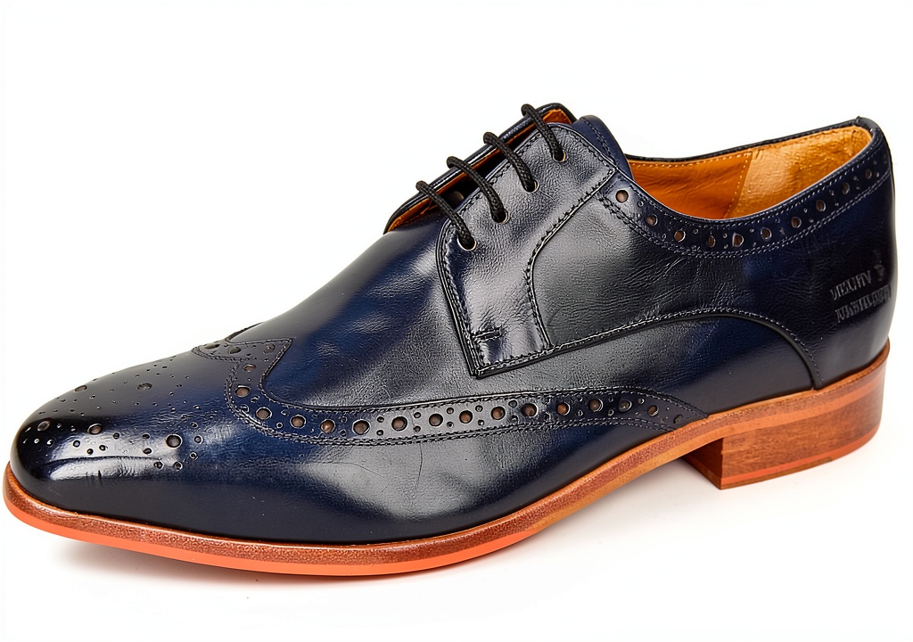 Chaussures Melvin Hamilton portées avec un costume en cuir veau