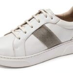Chaussures Melvin Hamilton Femme Cuir Blanc Semelle-0