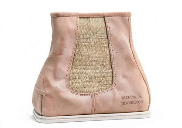 Bottes femme Melvin Hamilton cuir main talon plat beige-4