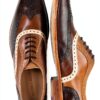 Chaussures Oxford Melvin Hamilton cuir main homme marron-5