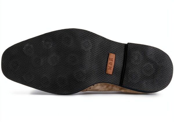 Chaussures Melvin Hamilton cuir main homme gris bleu-3