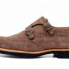 Chaussures Melvin Hamilton cuir main homme gris bleu-2