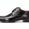 Chaussures en cuir pointues talons plats femme noir 46 EU-0