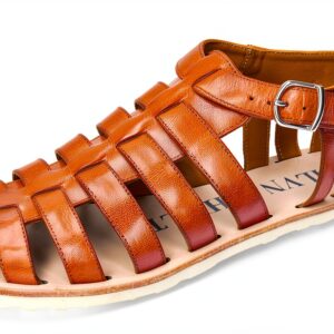 Sandales Melvin Hamilton Cuir Veau Homme Marron Multicolore-0
