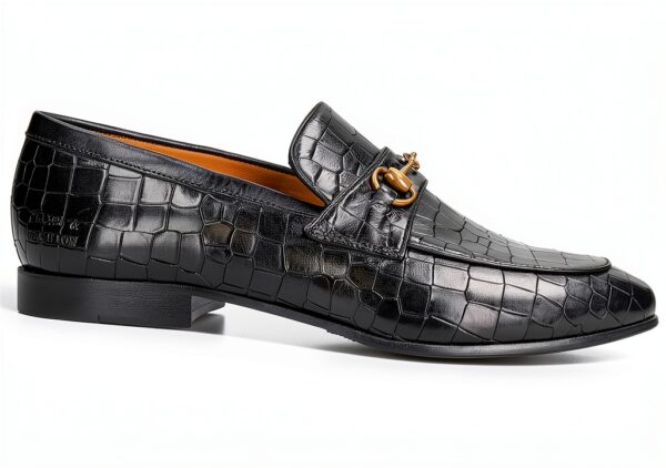 Chaussures bateau Melvin Hamilton cuir main homme vert-1