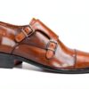 Chaussures Melvin Hamilton cuir main homme mocassins gris-1